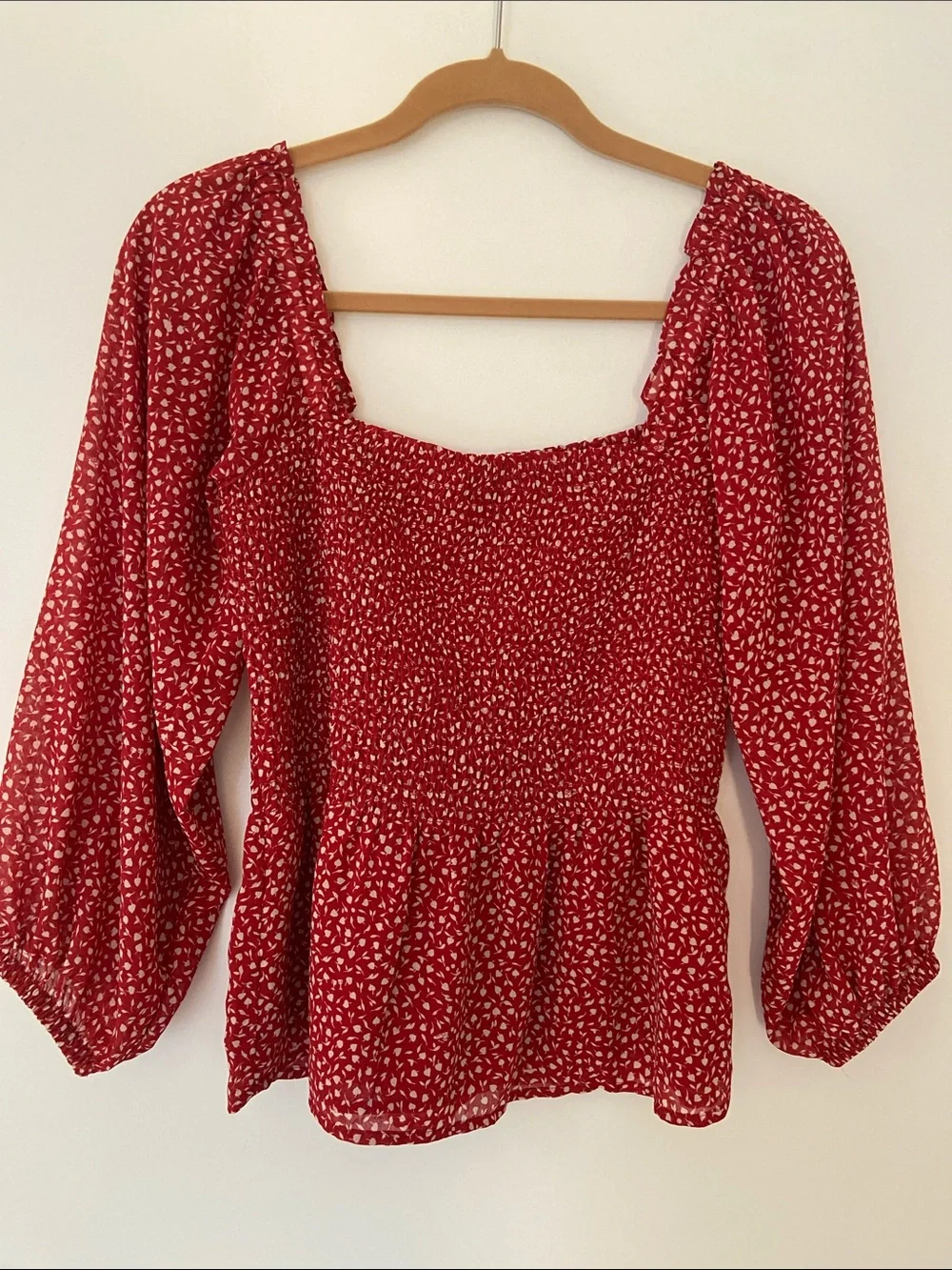 Madewell flattering red
